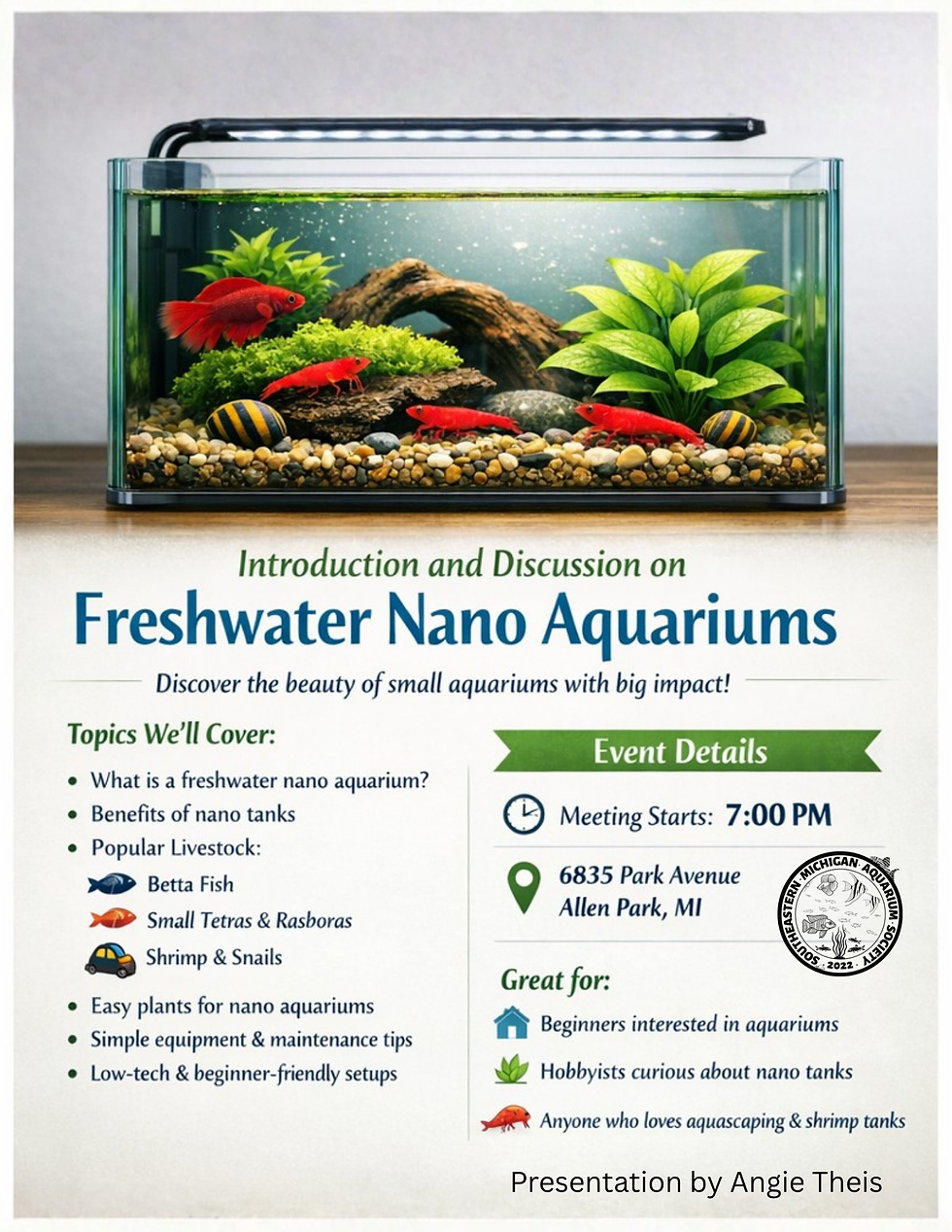 Introduction and Discussion on Freshwater Nano Aquariums