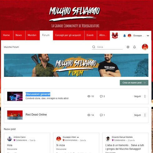 Attivo il Forum della Community