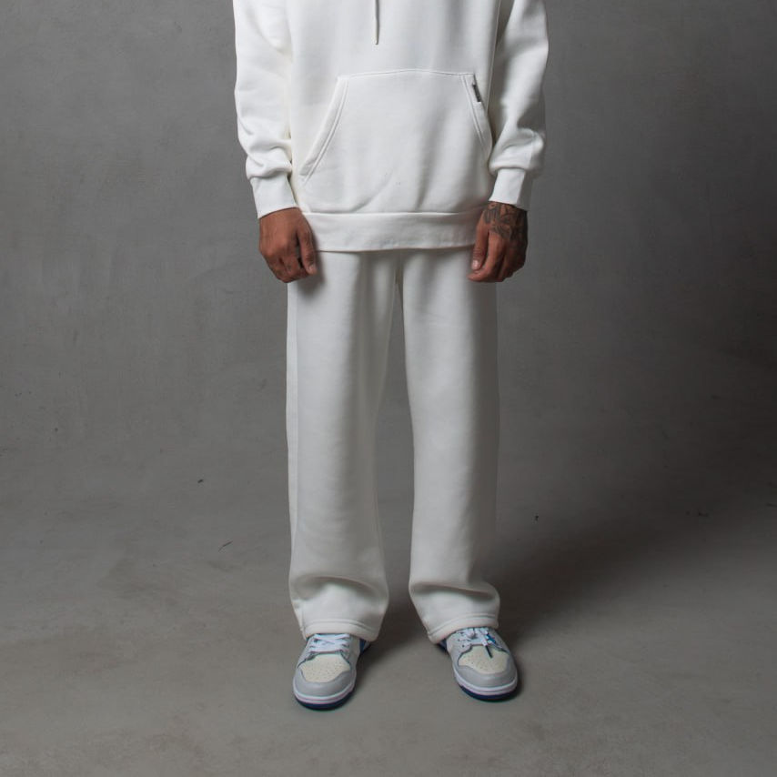 White Baggy Eşofman Altı