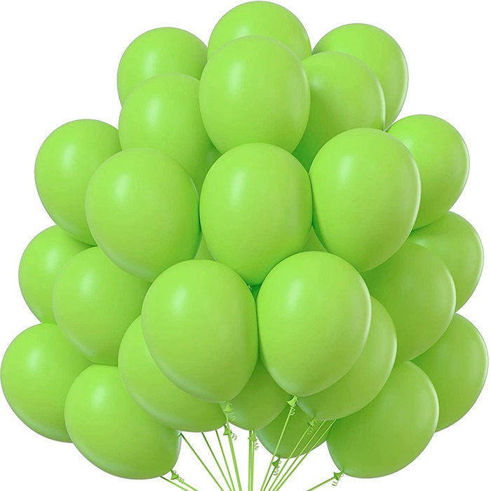 Küçük resim: 12" Yeşil Makaron Balon