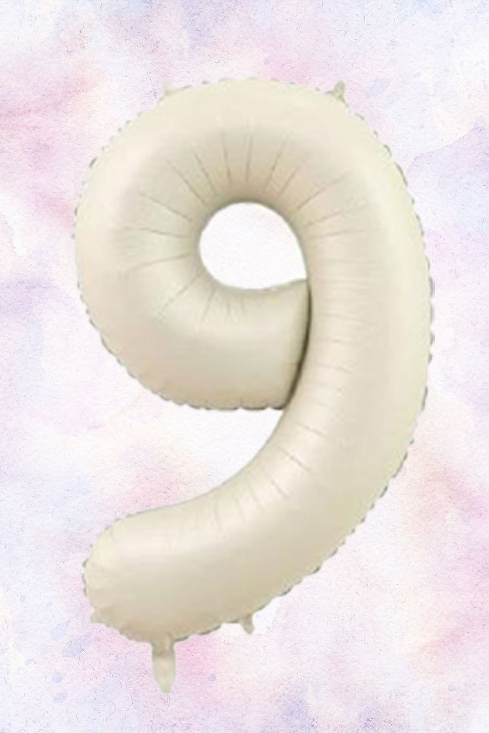 Küçük resim: 34" (76 Cm) Krem Rakam Folyo Balon