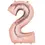 Thumbnail: 34" (76 Cm) Rose Gold Rakam Folyo Balon