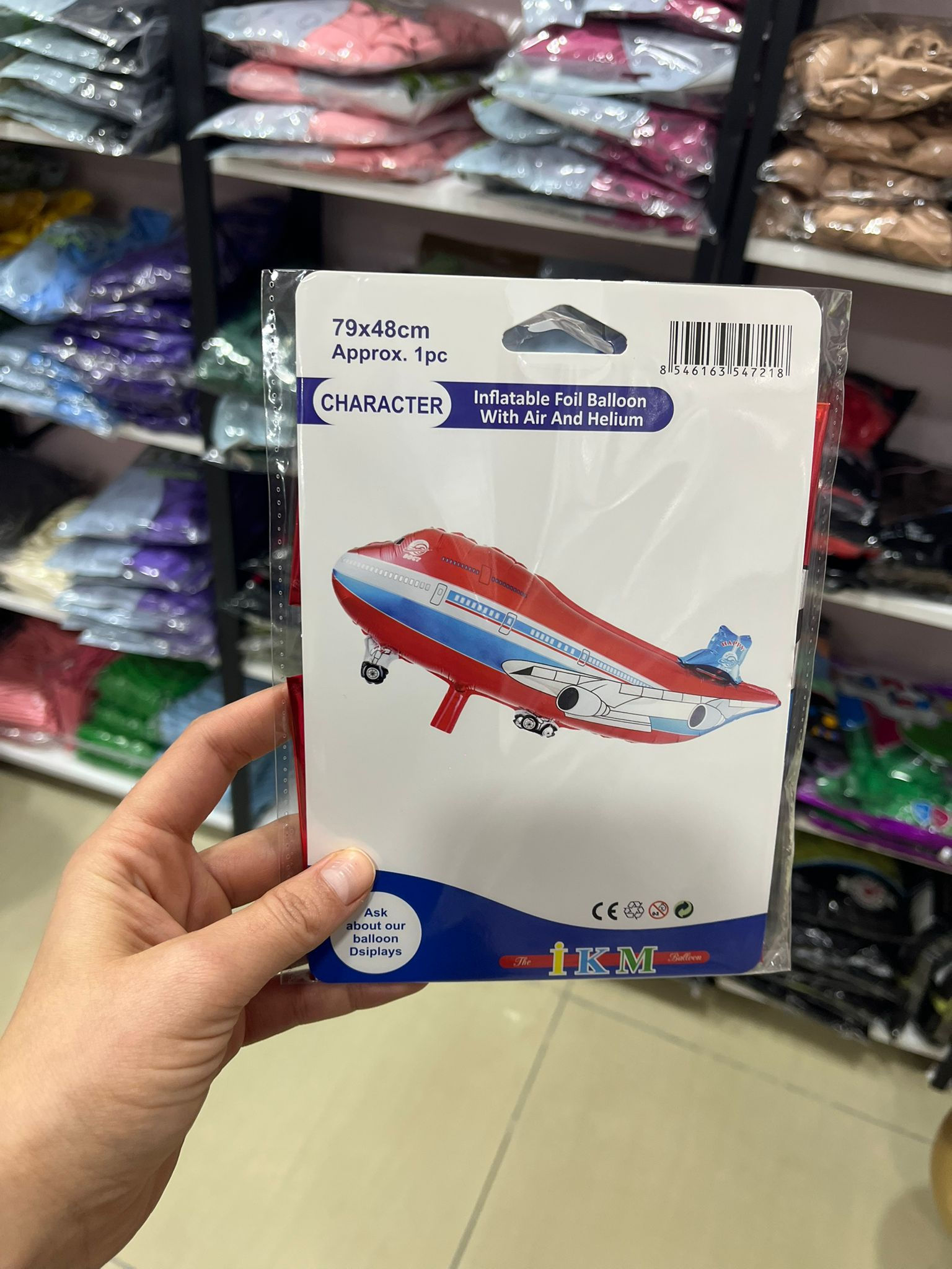 Folyo Uçak 79*48 cm