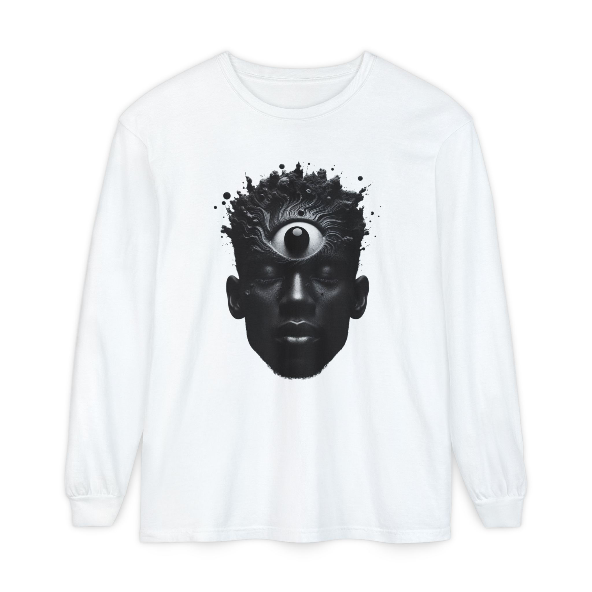 Unisex Garment-dyed Long Sleeve T-Shirt