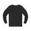 Thumbnail: Artistic Unisex Long Sleeve Tee - Abstract Black and White Design