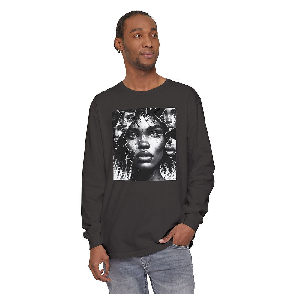 Thumbnail: Unisex Garment-dyed Long Sleeve T-Shirt
