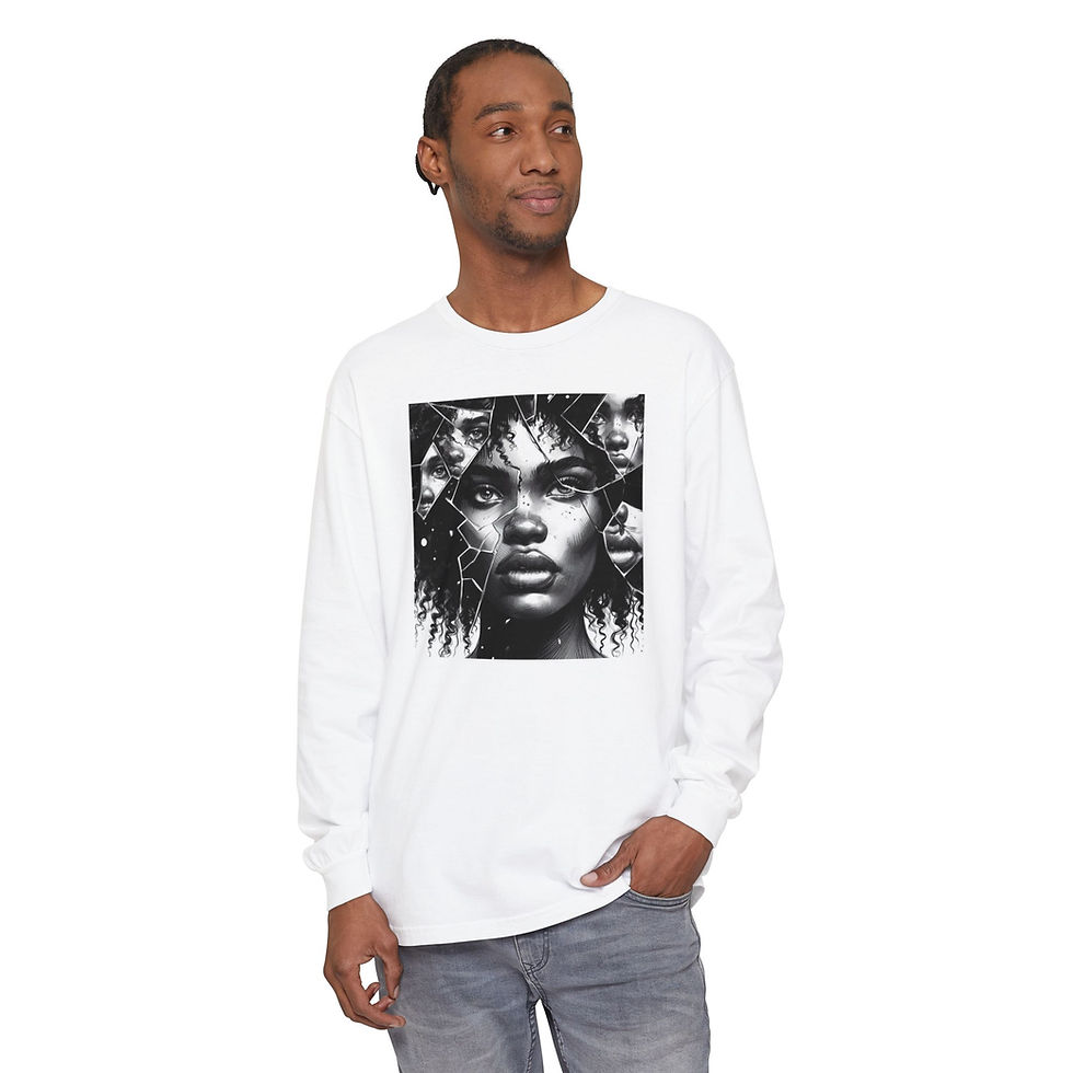 Thumbnail: Unisex Garment-dyed Long Sleeve T-Shirt