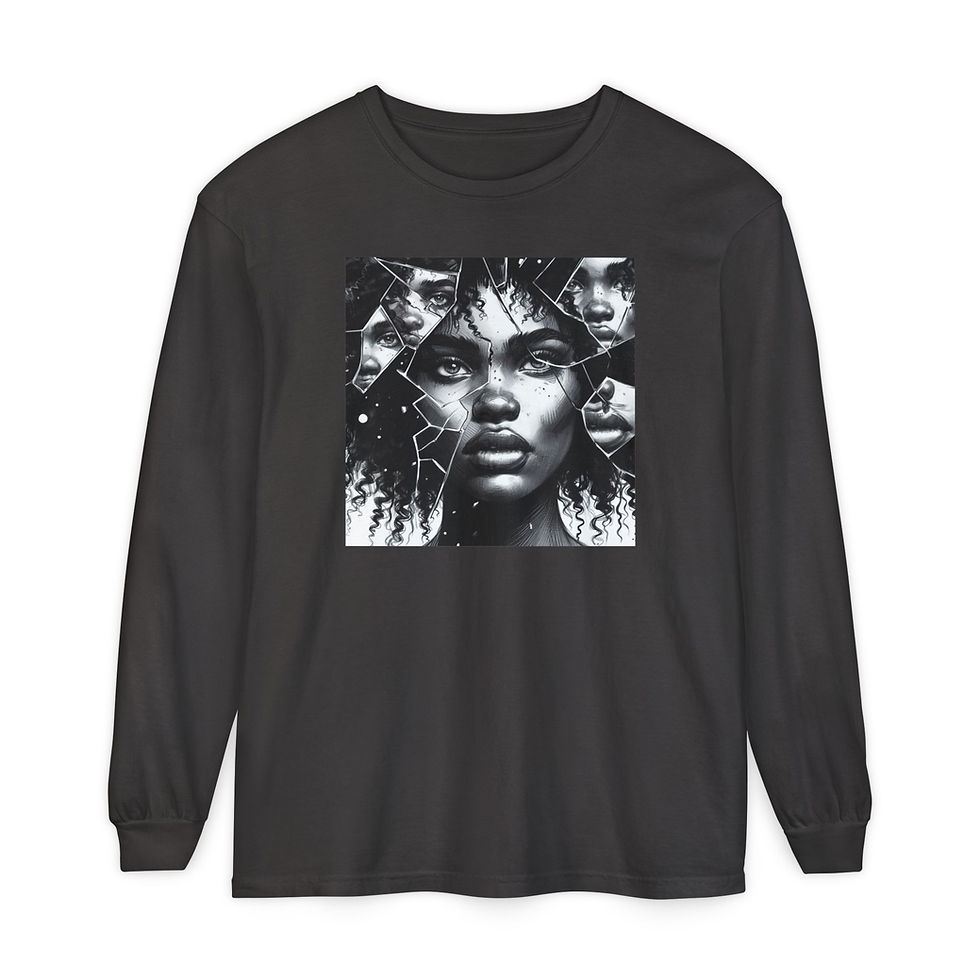 Thumbnail: Unisex Garment-dyed Long Sleeve T-Shirt