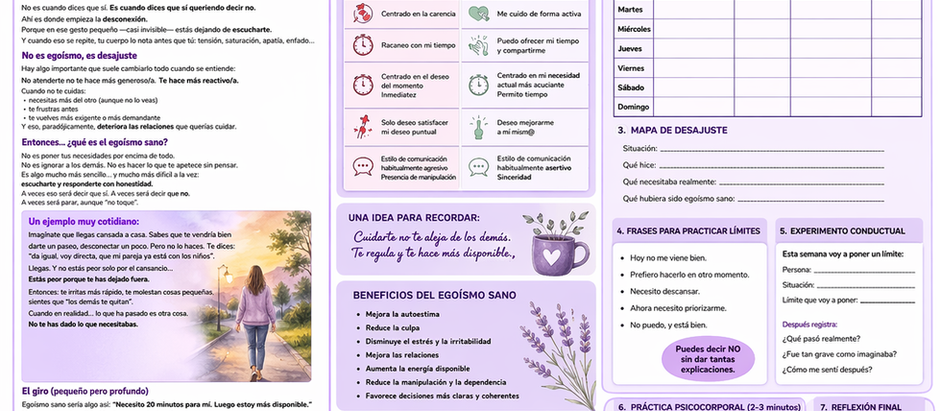 Egoísmo sano: aprender a volver a ti sin dejar de estar para los demás