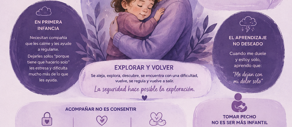 ¿Más infantil porque todavía toma teta? Cuando confundimos necesidad de apoyo con falta de autonomía