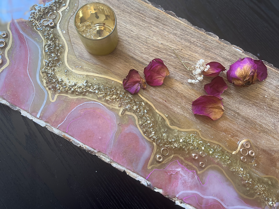 Thumbnail: Soft Pink and Golden Charcuterie 