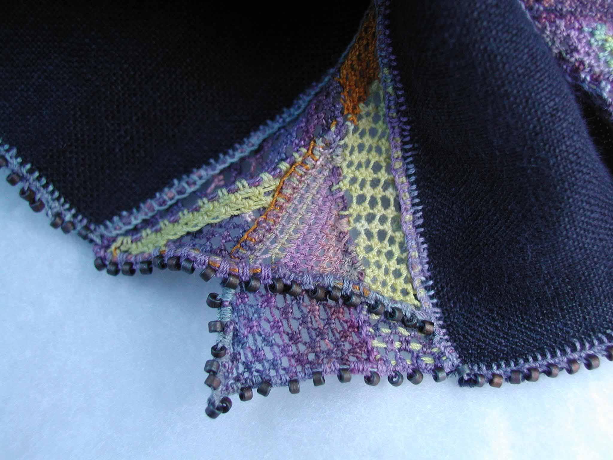 Scarf edging