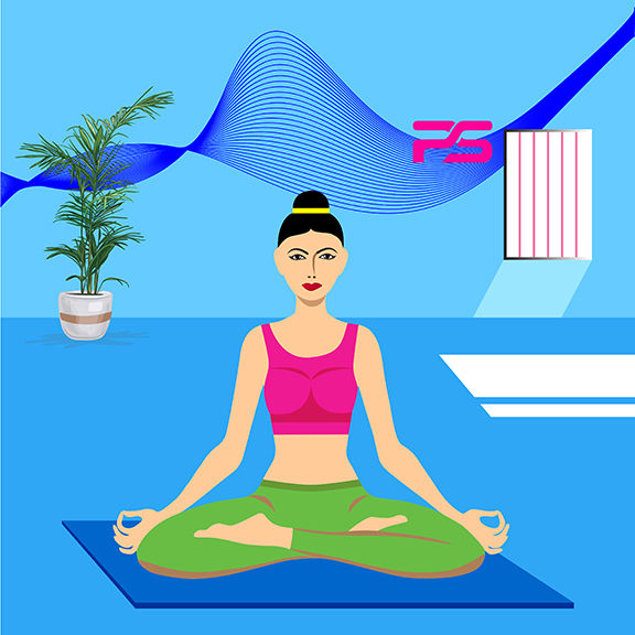 Yoga Design Print