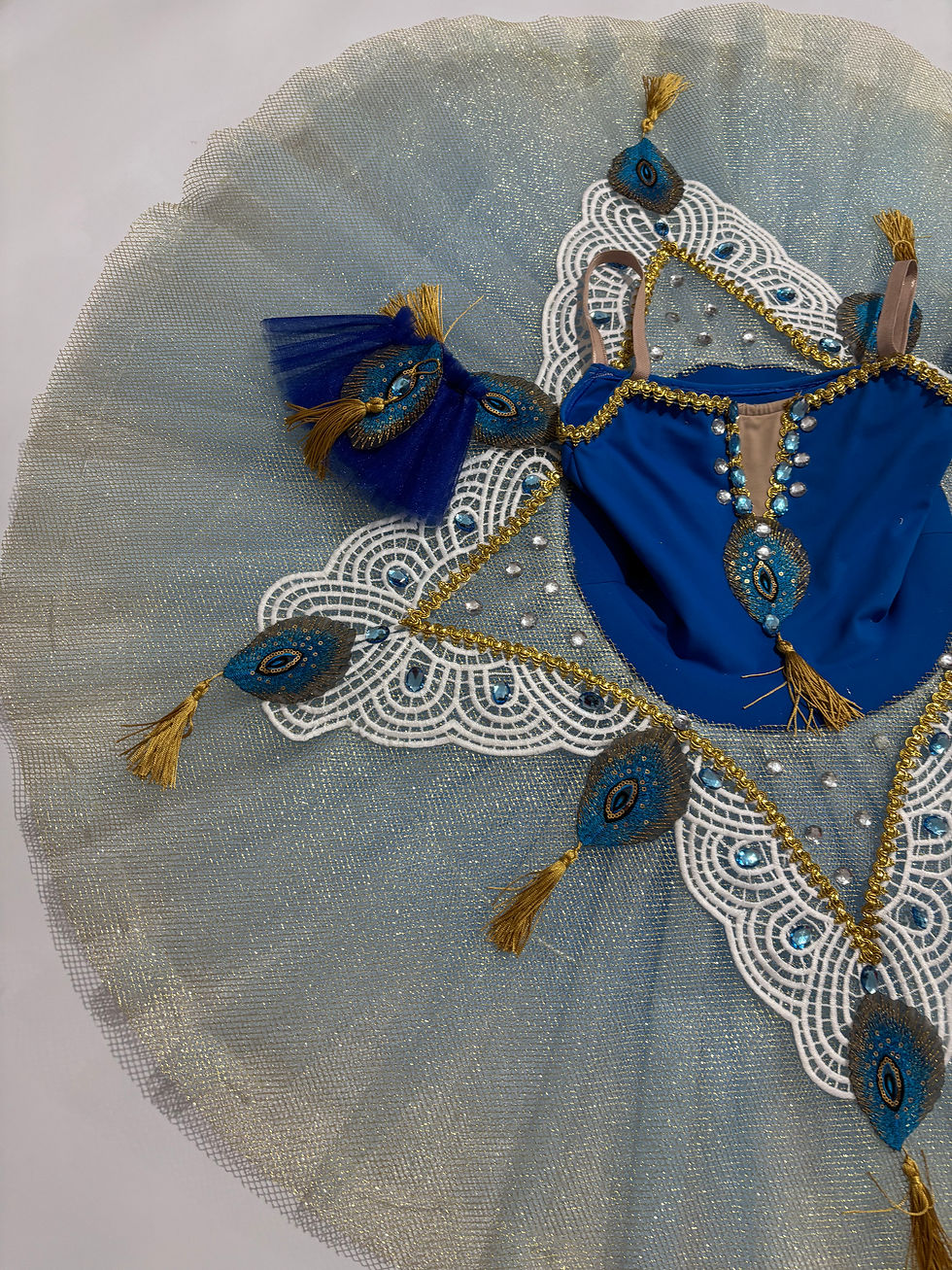 Miniatura: Tutu bandeja azul royal