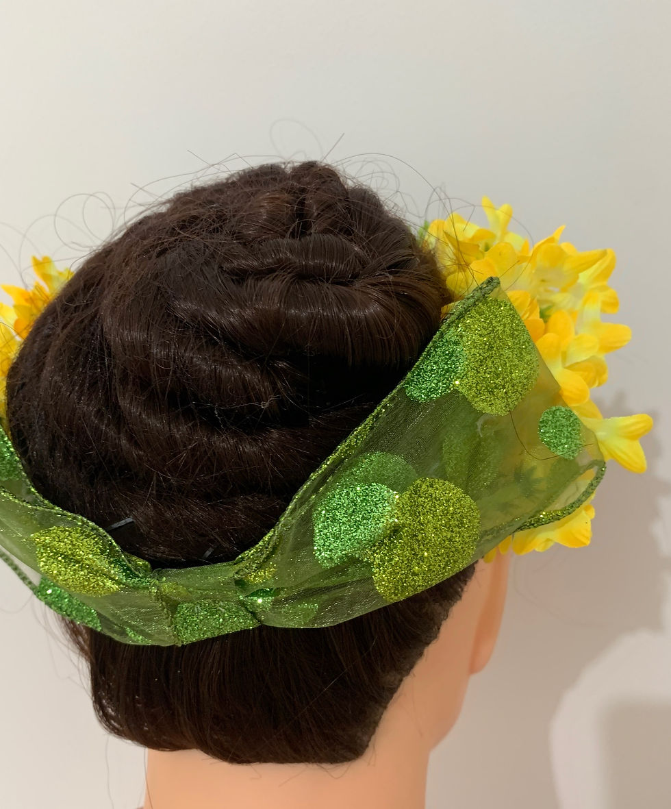 Miniatura: Arranjo verde e amarelo