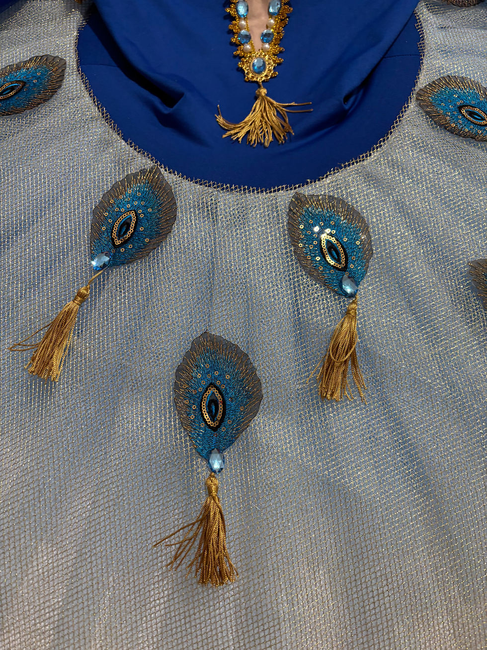 Miniatura: Tutu bandeja azul royal