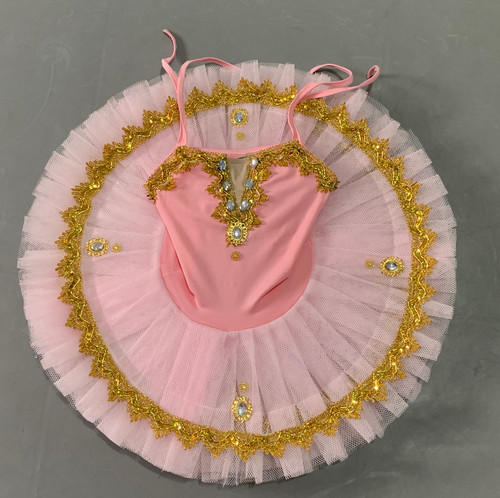 Tutu Rosa e Dourado | Ballet Cultura