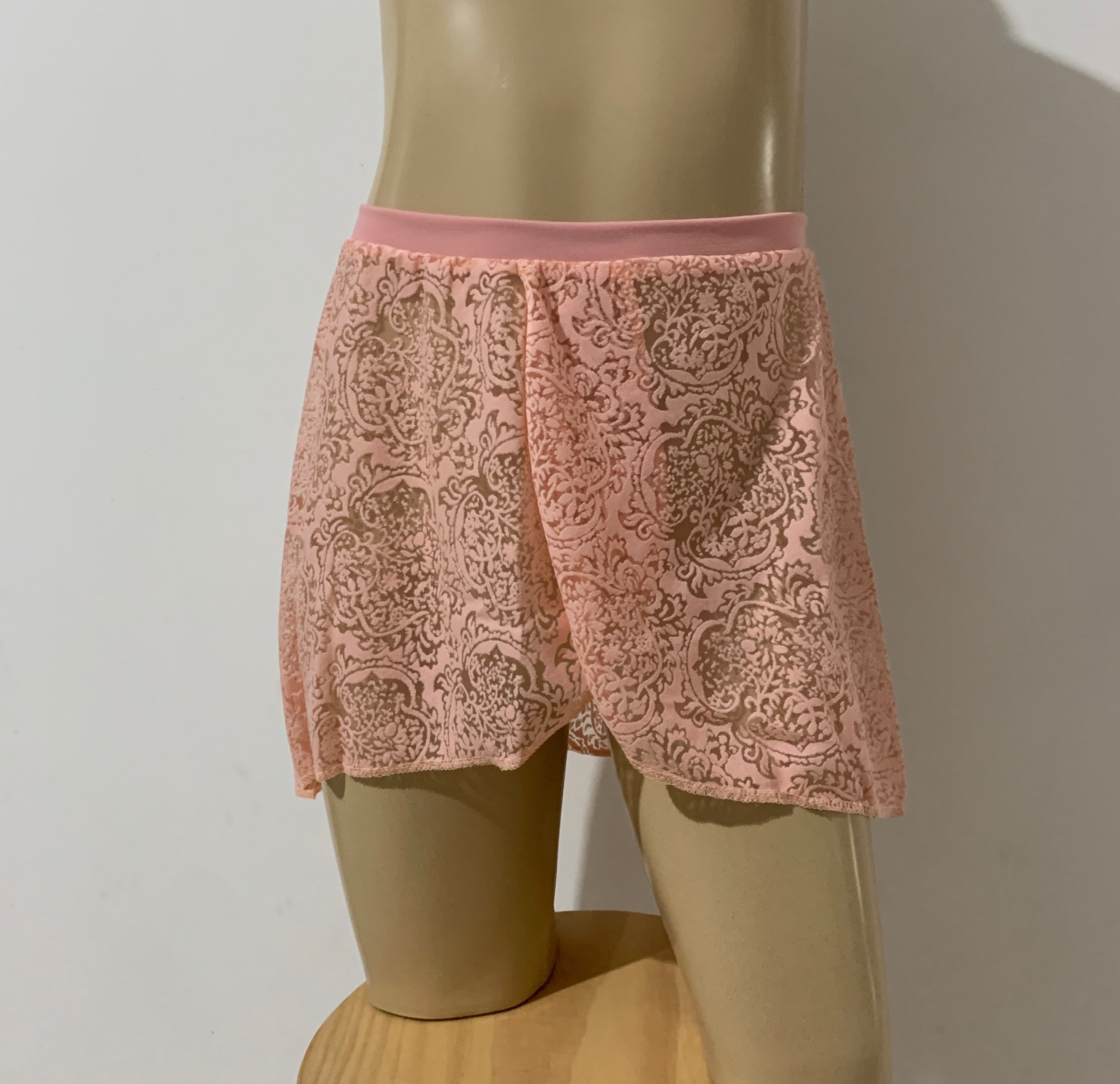 Saia Envelope com Cós Rosa