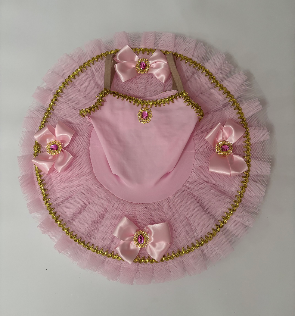 Miniatura: Tutu Bandeja laço rosa