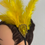 Miniatura: Tiara penas amarelas 