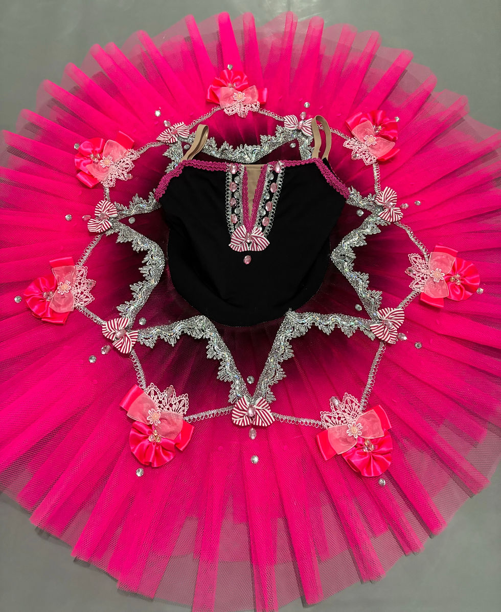 Miniatura: Tutu bandeja pink e preto