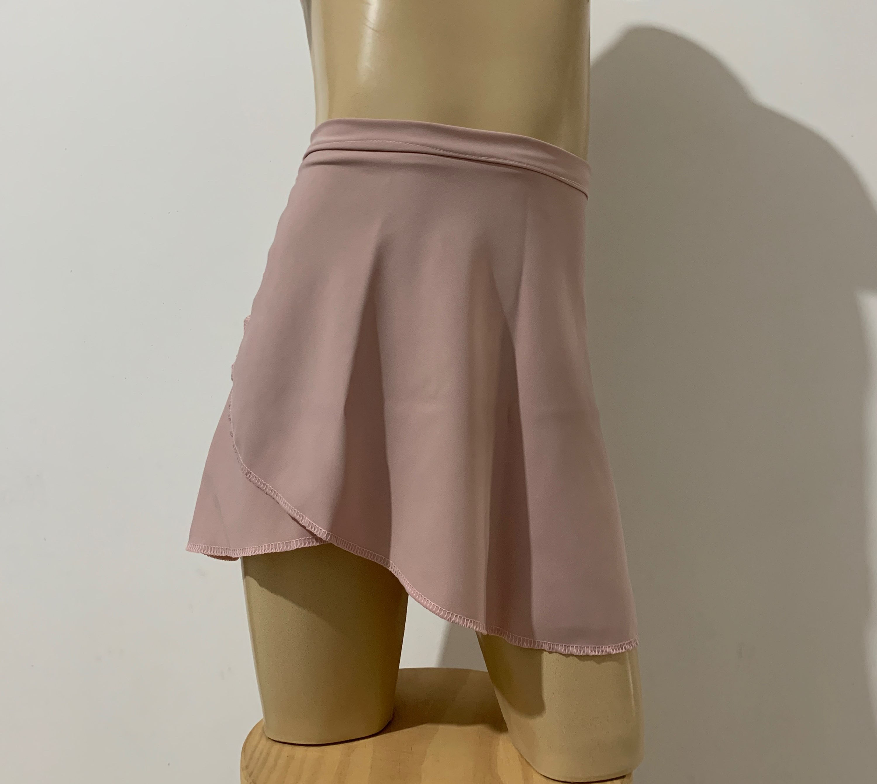 Saia envelope infantil rosa envelhecido