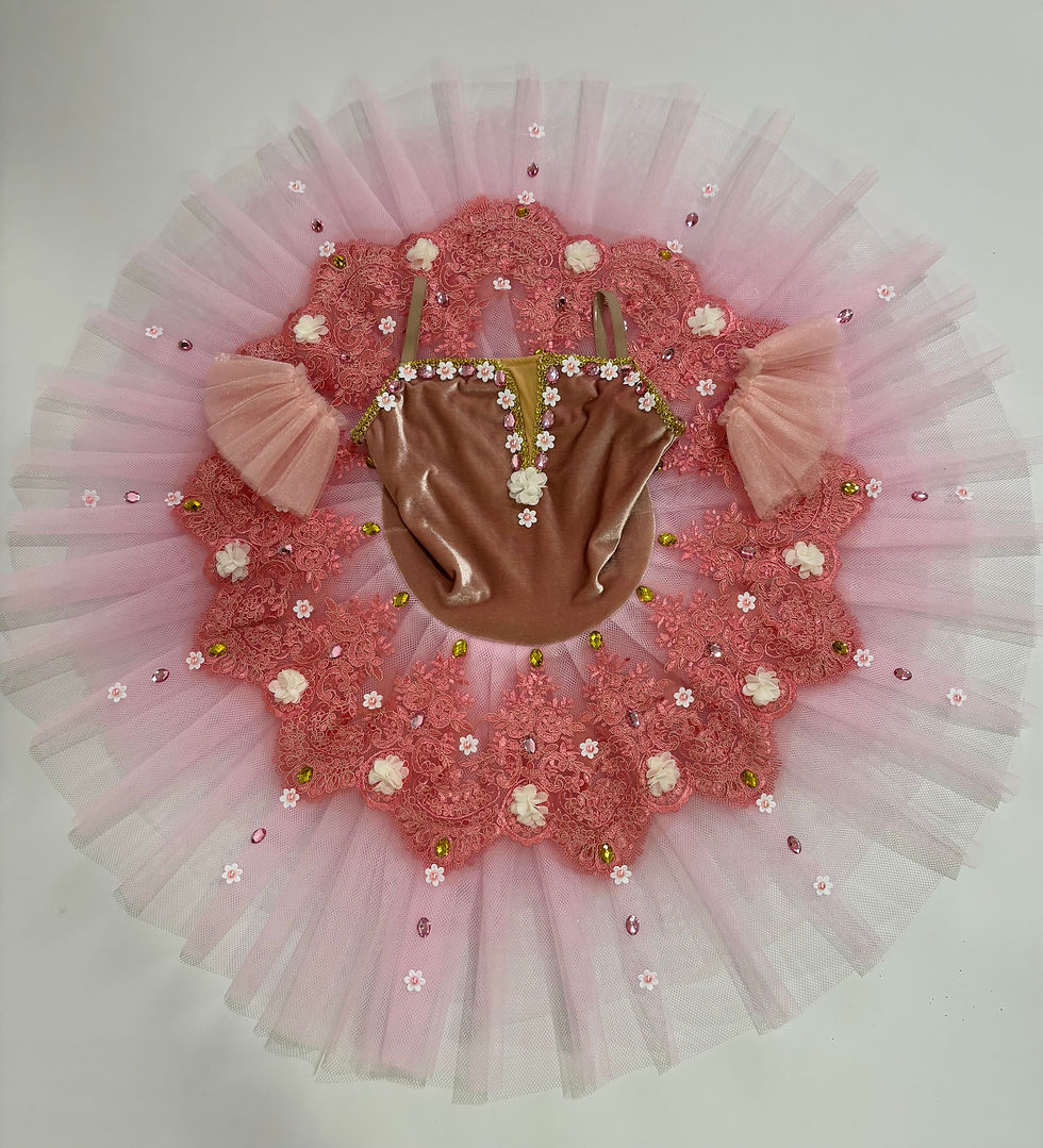 Miniatura: Tutu bandeja em veludo rosa 