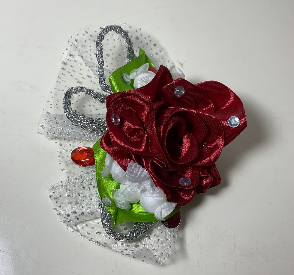 Miniatura: Fivela Rosa Vermelha