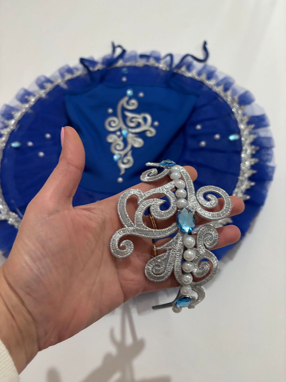 Miniatura: Tutu bandeja azul royal