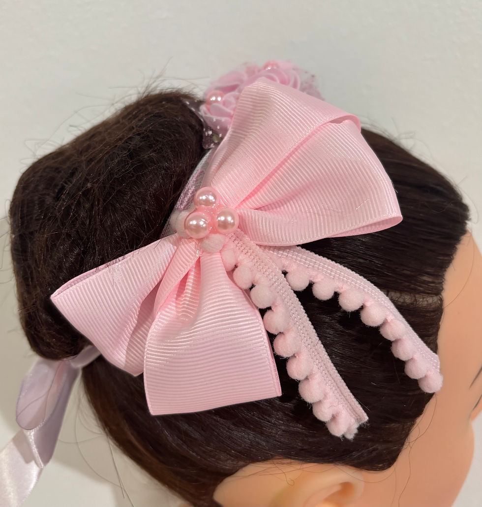 Miniatura: Arranjo coque rosa 
