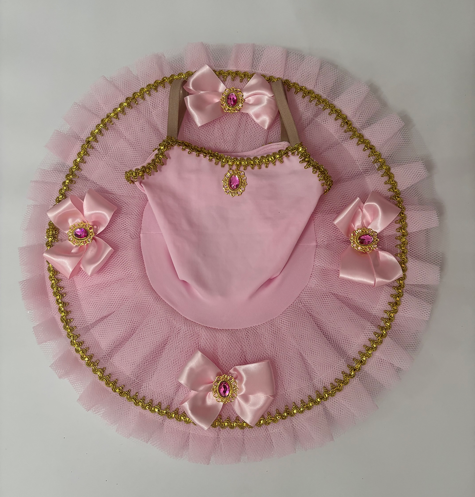 Miniatura: Tutu Bandeja laço rosa