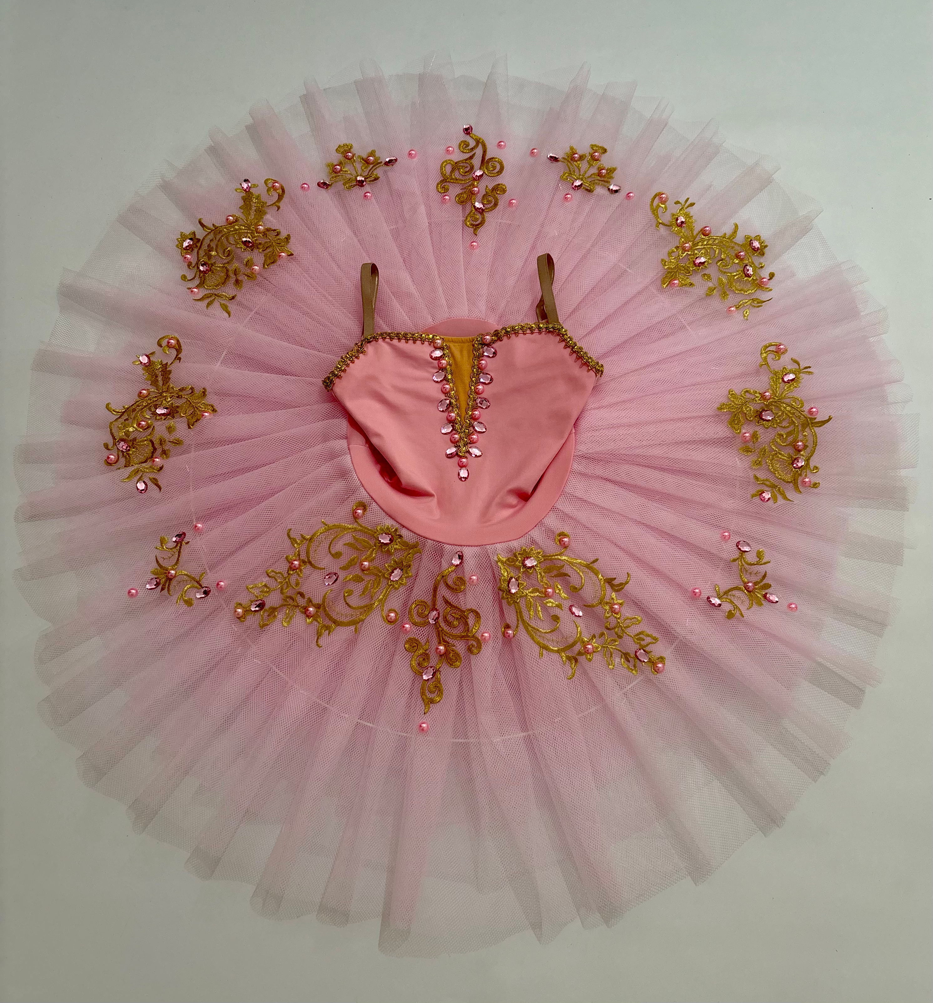 tutu bandeja rosa
