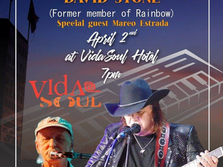 David Stone of Rainbow joins The Brian Flynn Band for an exclusive performance on April 2 at 7PM