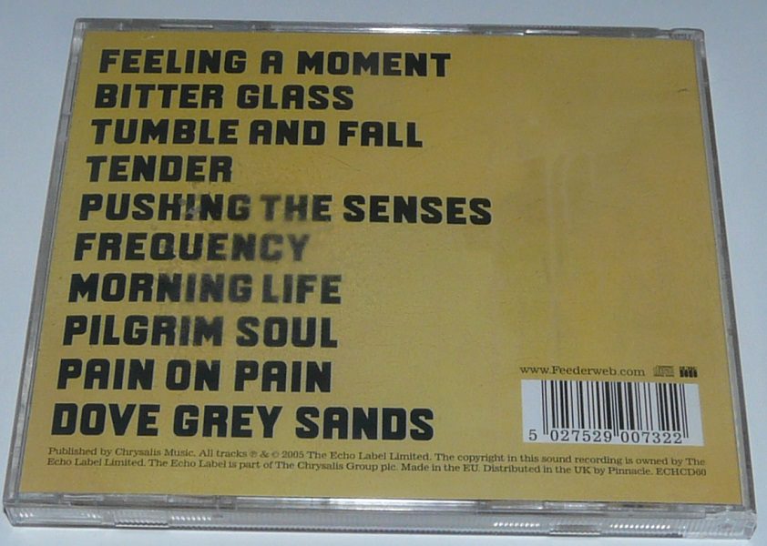 Feeder Pushing The Senses Cd Album Ebay