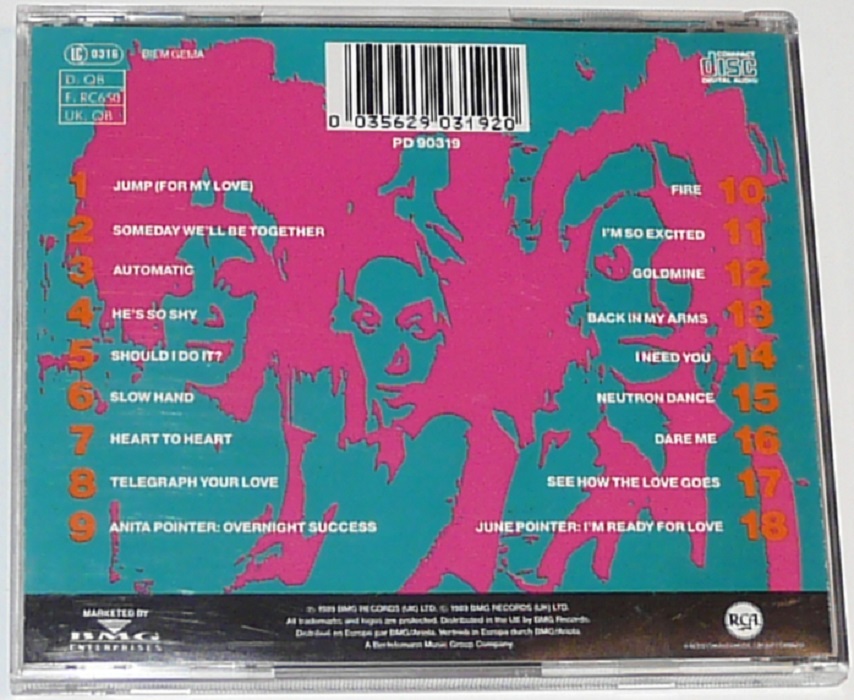 The pointer sisters jump the best of the pointer sisters cd album