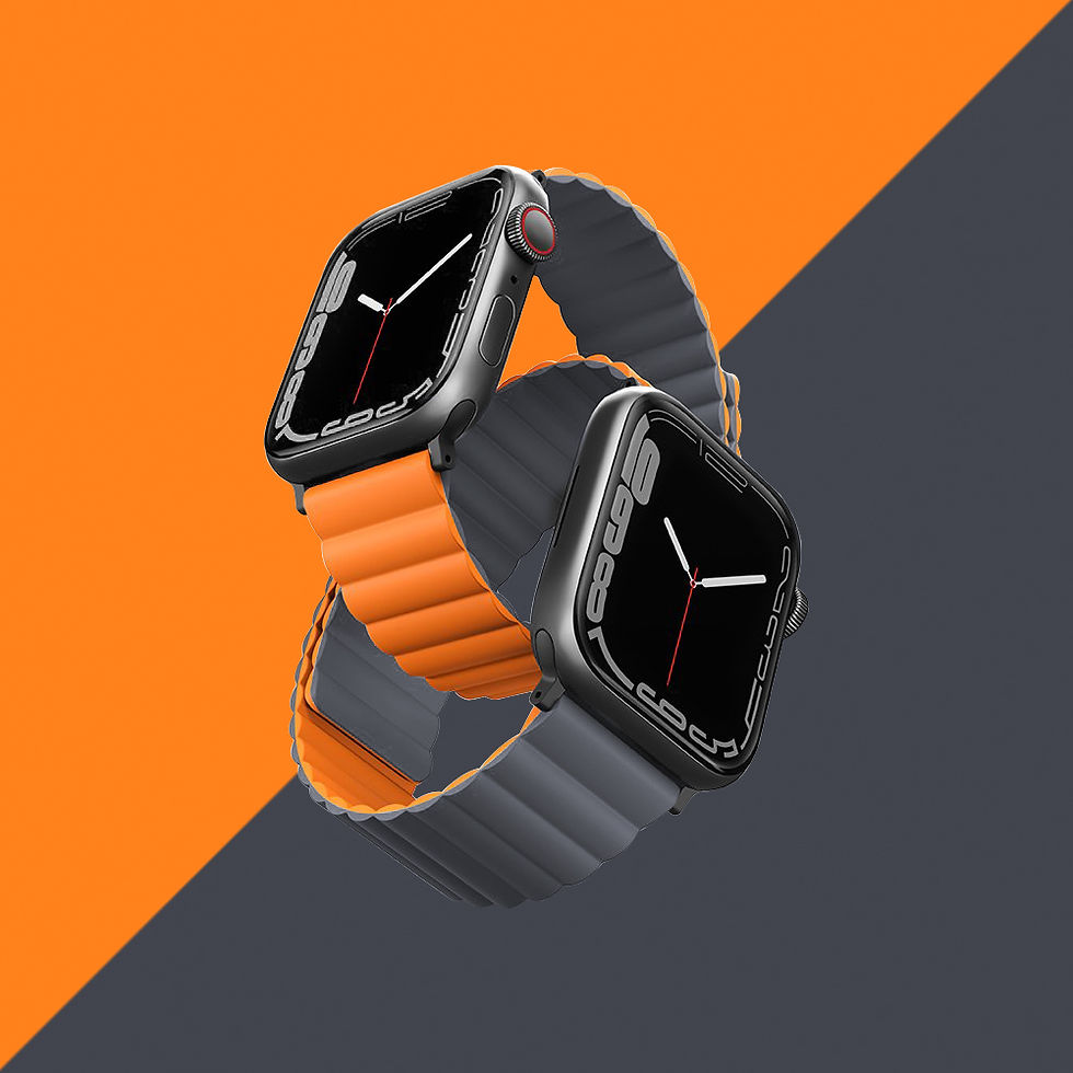 Thumbnail: Sports-Mag Band - Grey & Orange