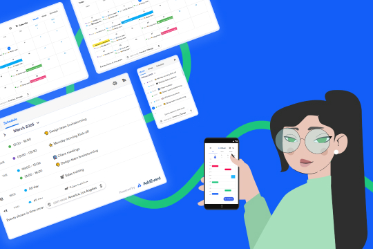 Embeddable Events Calendar App banner