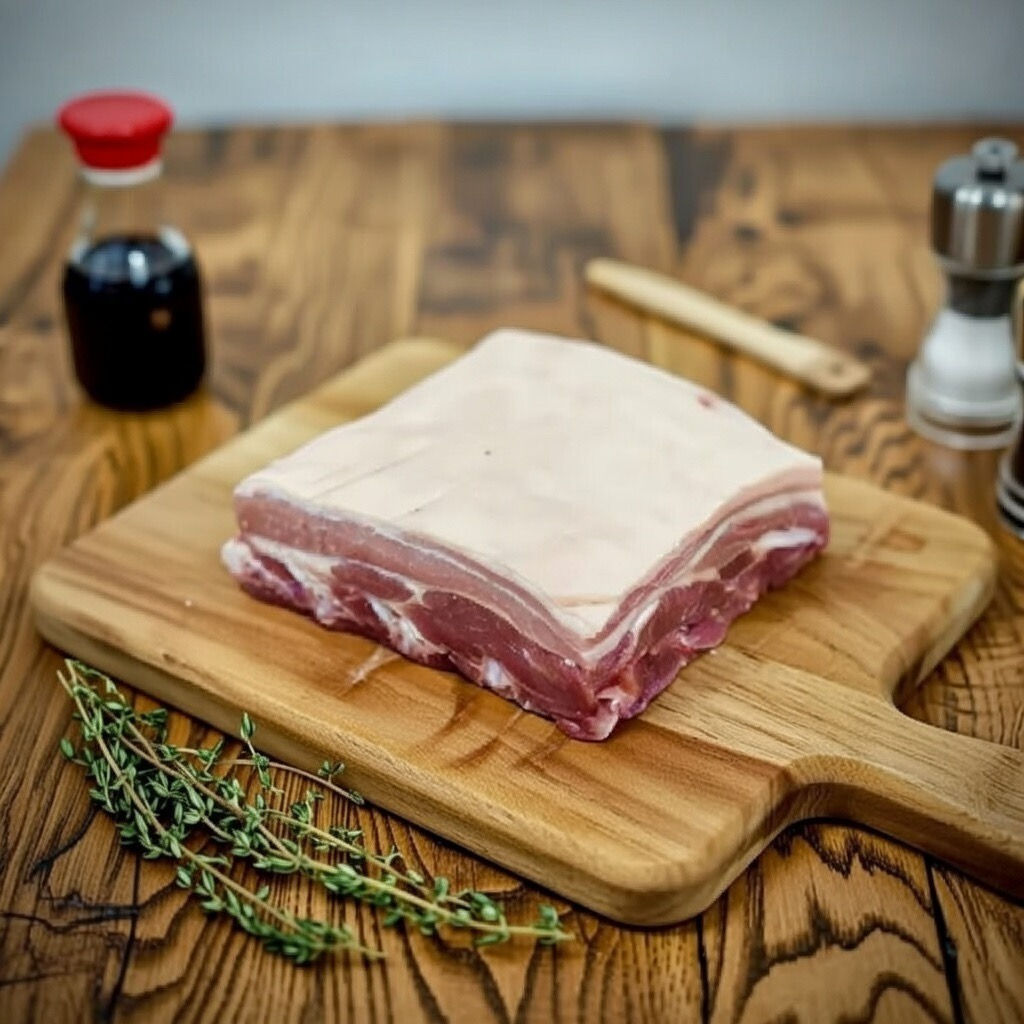 1kg Pork Belly piece.