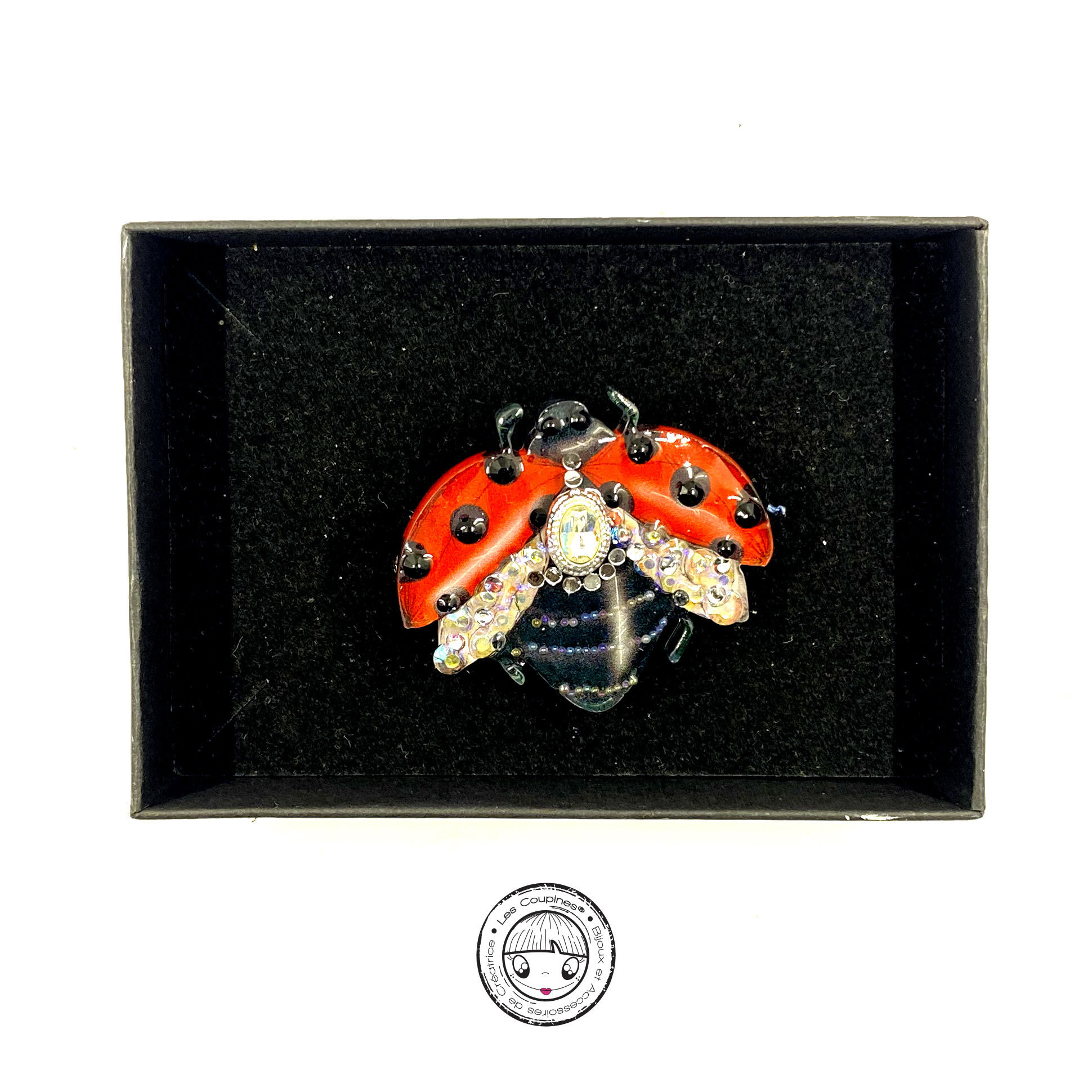 BROCHE BESTIOLE COCCINELLE