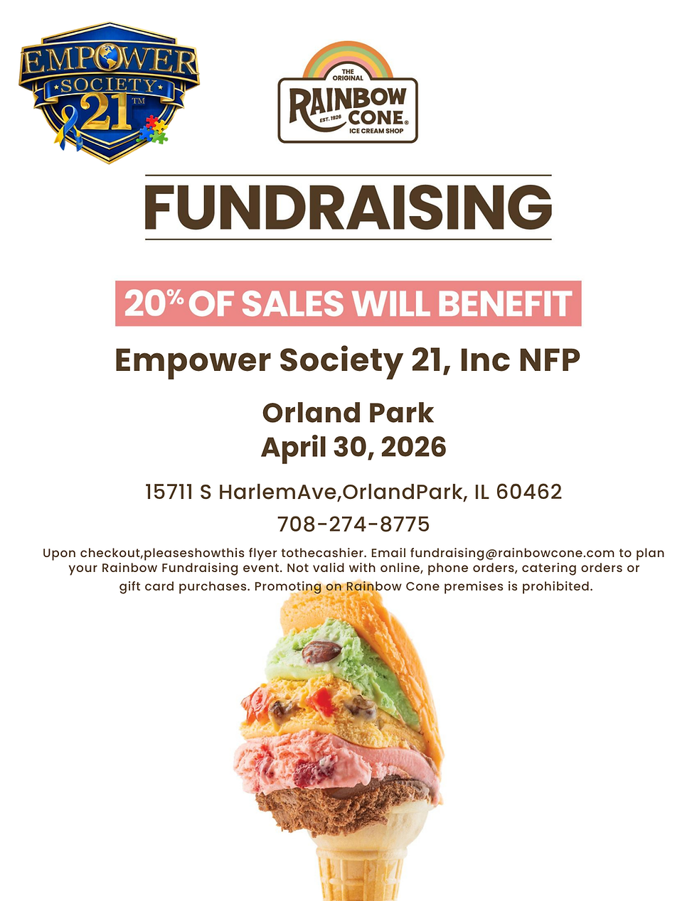 Empower Society 21 Benefit Day in Orland Park