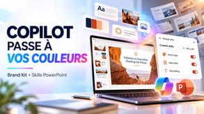 Brand Kit Copilot PowerPoint : enfin des présentations à vos couleurs dès le premier jet