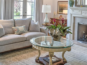 Living room with interior design from Great Cover-Up Design
