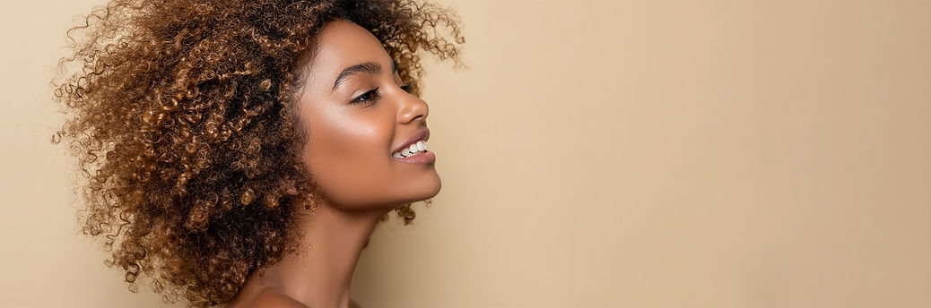 Young African American Cancer Survivor  that is happy and healthy