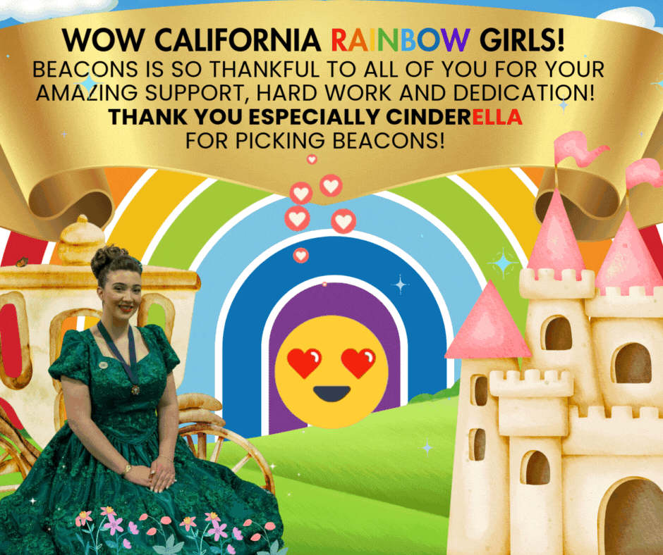 Thank you California Rainbow Girls!