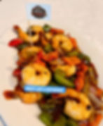 Prawns in black bean sauce