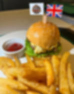 Smash Burger with HAnd-cut Chips