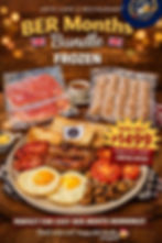 Frozen Bundle Promo (1Kg Bacon & 1 Pack of Assorted 5pcs English Sausages)