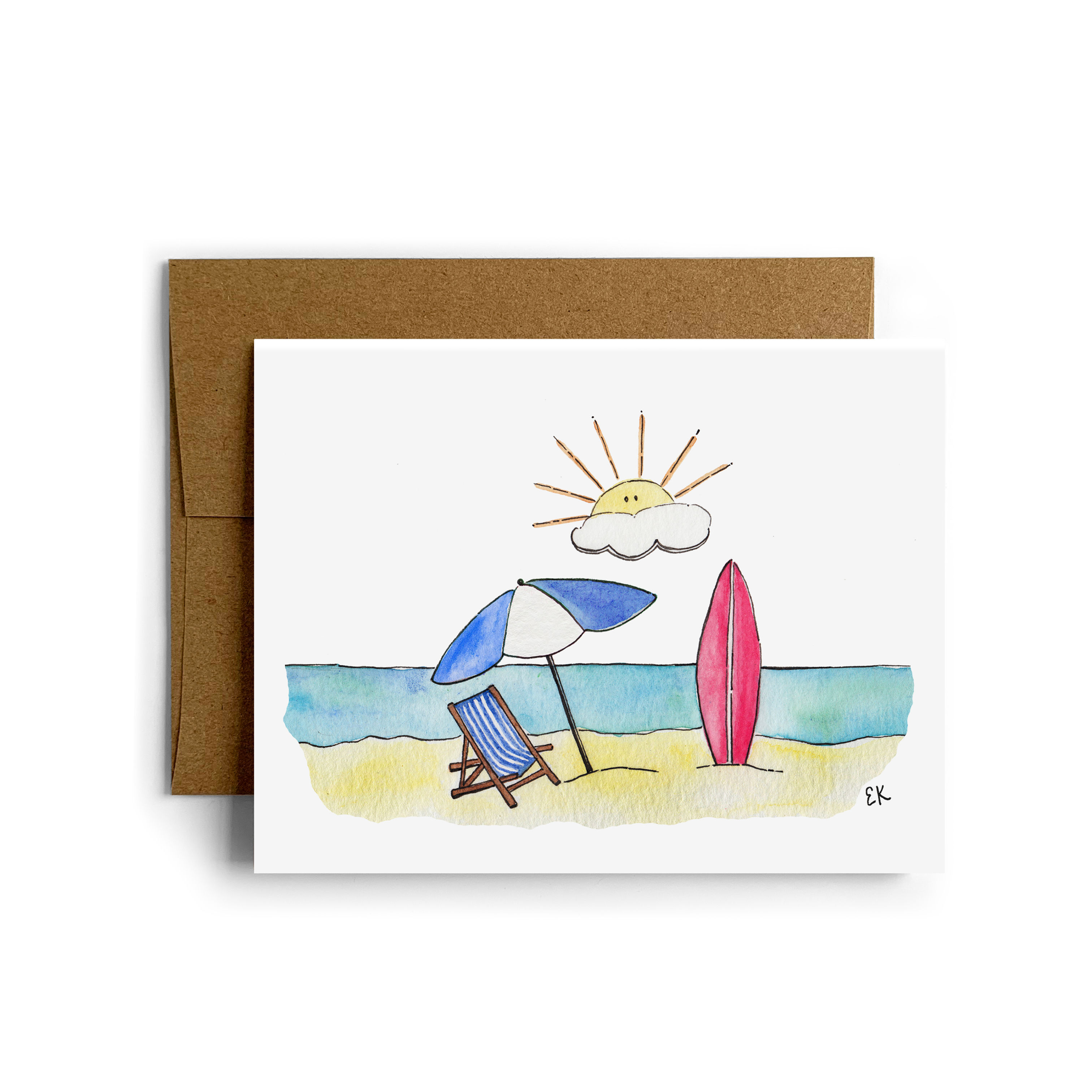 Beach Day Greeting Card