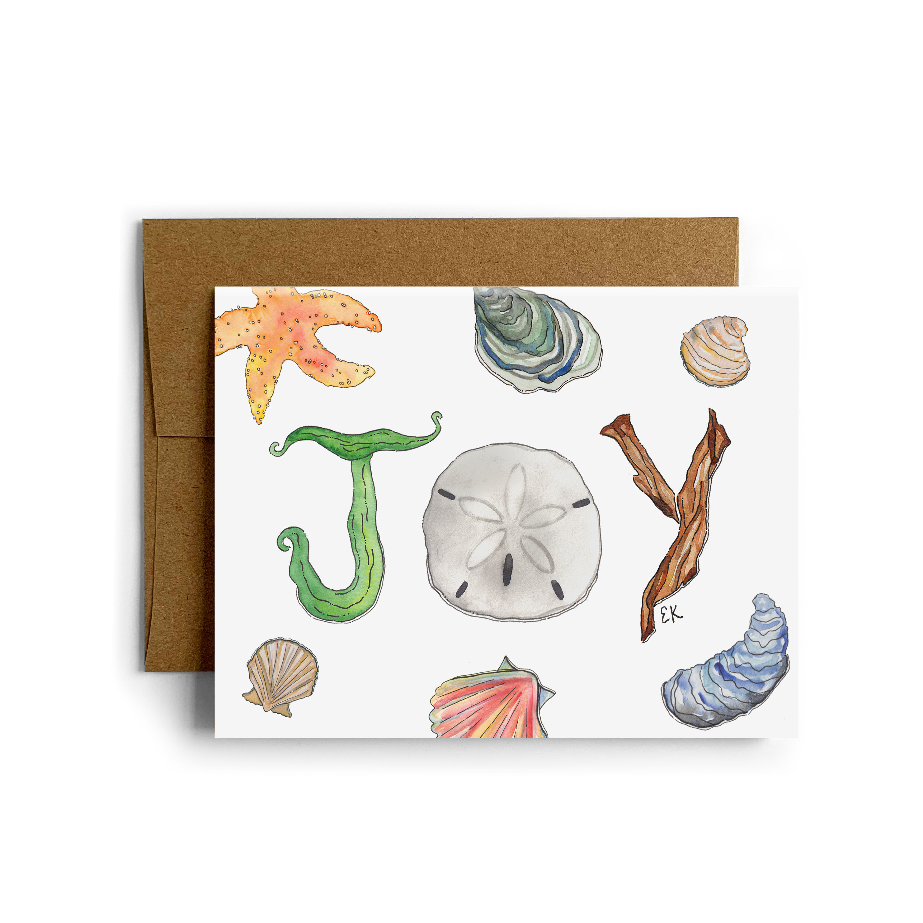 Seashell Joy Greeting Card
