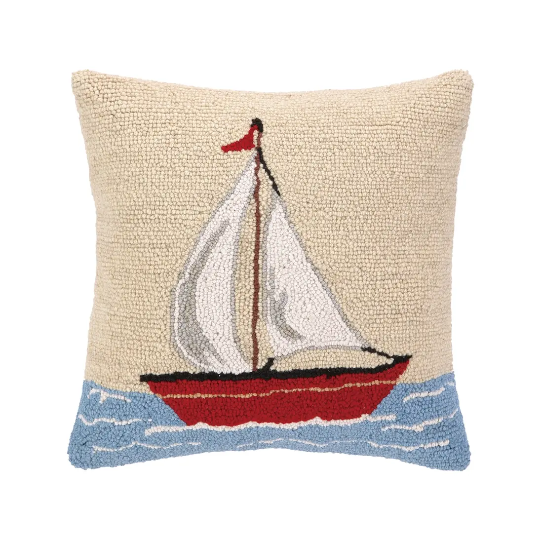 Large Sailboat Pillow